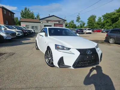 a sharp and exhilarating 2017 Lexus IS 300 F Sport, combining bold styling with refined performance....