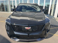 The 2025 Cadillac XT4 Sport featured in Stellar Black Metallic with a Jet Black is the embodiment of... (image 1)