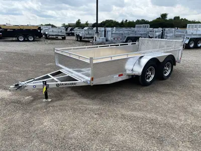 Canadian Mennonite Built Tandem Axle Aluminum Utility Trailer is $5,905.00 ! Ord: E1557-4036 - Ser:...