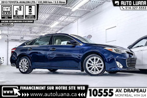 2013 Toyota Avalon Limited NAVI/CAM/CAP ANGLE MORT/CRUISE ADAPT