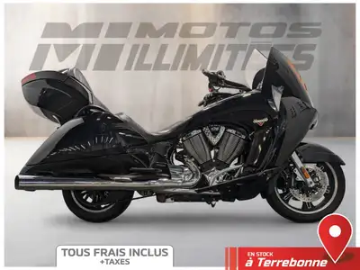 VICTORY Vision Tour ABS 2014 Noir 45771 km au compteur. Motos Illimitées Terrebonne. Prix de vente i...