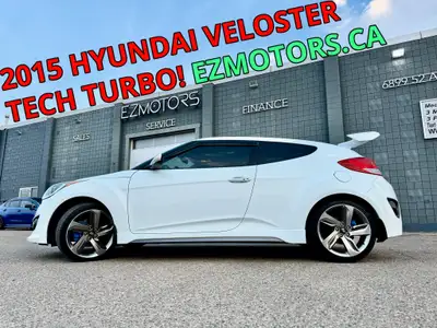 2015 Hyundai Veloster Turbo TECH/MANUAL/ONLY 74746 KMS!/CERTIFIE
