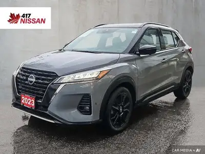 Turn heads on Ottawa's streets with this 2023 Nissan Kicks SR, the top-tier compact crossover that e...