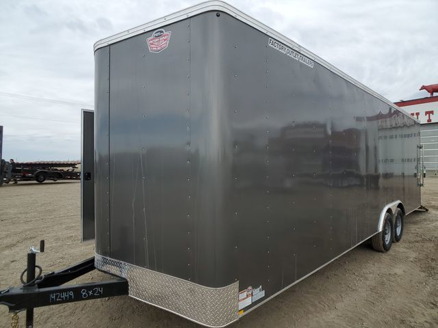2022 FACTORY OUTLET TRAILERS RENTAL 8.5x24ft Enclosed Cargo in Cargo & Utility Trailers in Prince George - Image 3