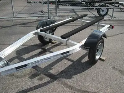 Mayhemtrailers aluminum jet ski small boat trailer lite weight rust resistant Looks amazing easy lub...