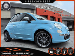 2017 Fiat 500 LOUNGE * PAS VGA * CUIR, TOIT PANO, CAMERA
