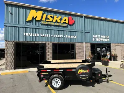Miska 2.5 Ton Scissor Lift Single Axle Dump Trailer - starting at just $5,495.00 Finance from $140.0...