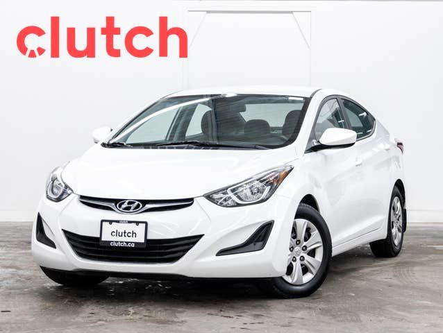 2016 Hyundai Elantra L w/ Aux, Usb Input, 12V Outlet in Cars & Trucks in City of Toronto