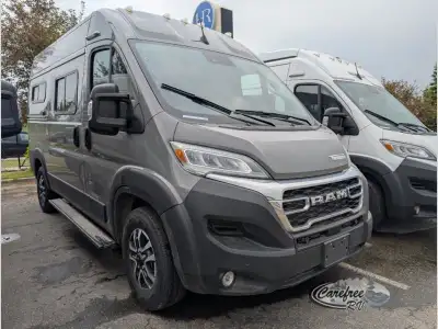Winnebago Solis Pocket Class B gas motorhome 36A highlights: Murphy+ Bed Booth Dinette Portable Toil...