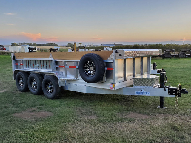 2025 NORDTEK 16 ft Bumper Pull Dump trailer in Cargo & Utility Trailers in Calgary - Image 2