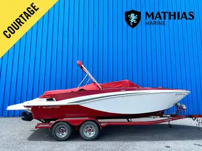 Bateau Plaisance GLASTRON GT 225 2017 Concessionnaire de bateaux et pontons neufs et d'occasion Math...