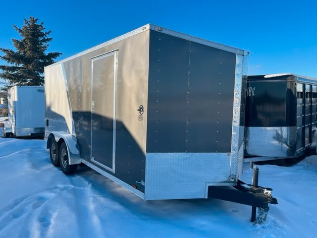 2022 7x18 CONTINENTAL CARGO E/V Series with slant wedge front  in Cargo & Utility Trailers in Calgary
