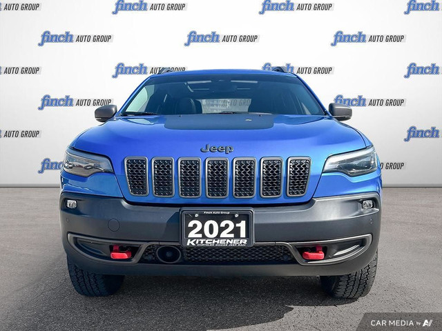 2021 Jeep Cherokee Trailhawk One Owner | No Accidents | Sunroof in Cars & Trucks in Kitchener / Waterloo - Image 2
