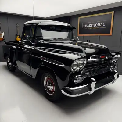 Check out this 1959 Chevrolet Apache. This truck is immaculate. It has just completed a professional...