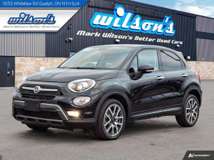 2017 Fiat 500X Trekking Panoramic Sunroof, Remote Start, Rear Camera, Bluetooth, 18 Wheels, and more!