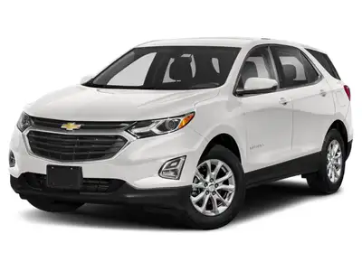 The 2019 Chevrolet Equinox, in a pristine white finish, offers unmatched all-wheel-drive handling, e...