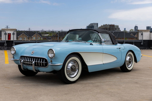 1956 Chevrolet Corvette 3 SPEED-CONVERTIBLE in Cars & Trucks in City of Toronto - Image 2