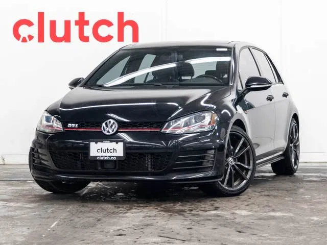 2015 Volkswagen Golf GTI Autobahn w/ Heated Front Seats, Rearvie