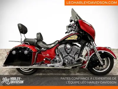 2015 Indian Chieftain 2015 INDIAN CHIEFTAIN 83344 KM ÉQUIPEMENTS: - RADIO - PAR-BRISE AJUSTABLE - CR...