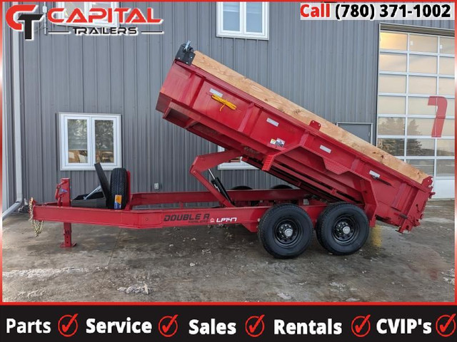 2024 Double A Trailers 83in. x 14FT Tandem Axle Dump Trailer (14 in Cargo & Utility Trailers in Strathcona County