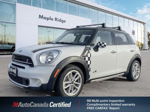 2016 MINI Cooper S Countryman S | No Accident | AWD | 1.6L Turbo | Heated Leather | Bluetooth