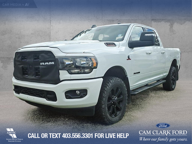 2024 RAM 3500 Big Horn HEATED SEATS/WHEEL, 5TH WHEEL PREP, NI... in Cars & Trucks in Red Deer