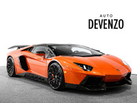 Immaculate 2014 Lamborghini Aventador Roadster LP700-4 700hp V12 6.5L, Orange on Black Alcantara Sea... (image 1)