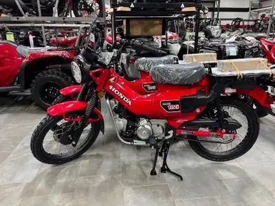 2025 HONDA CT 125 AS CT 125 AS Trail ABS Red NEW Advertised at $ 5149 Including fine print $ 5813 To...