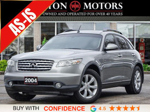 2004 Infiniti FX REVCAM*SUNROOF*NAVI*LEATHER*HEATED SEATS