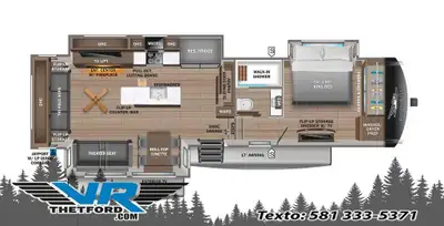 VR Thetford 2025 JAYCO Pinnacle 38KPTS Contactez nos conseillers par téléphone courriel ou texto ! N...