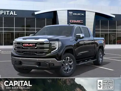 This 2025 GMC Sierra 1500 in Onyx Black is equipped with 4WD and Gas V8 6.2L/376 engine. The Next Ge...