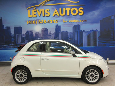 FIAT 500C 2014 LOUNGE CONVERTIBLE AUTOMATIQUE 128 900 KM TOUT EQ