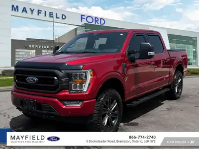 2021 Ford F-150 XLT 4X4 Red GROUP 302A FORD CO-PILOT 360 ASSIST 3.55 RATIO REGULAR AXLE NAVIGATION T...