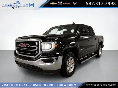 Climb inside our 2017 GMC Sierra 1500 SLE Crew Cab 4X4 that makes a powerful first impression in Ony...