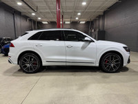 Glacier White Metallic Exterior On Arras Red w/Gray Stitch, Perforated Valcona Leather w/Diamond Sti... (image 1)