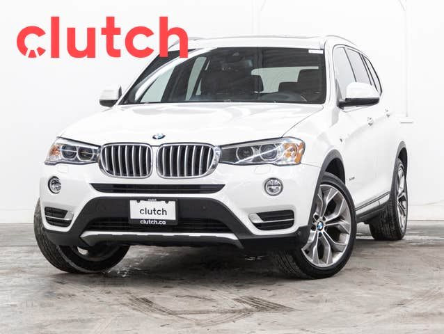2017 BMW X3 xDrive28i AWD w/Heated Front Seats, Bluetooth, Rearv in Cars & Trucks in City of Toronto