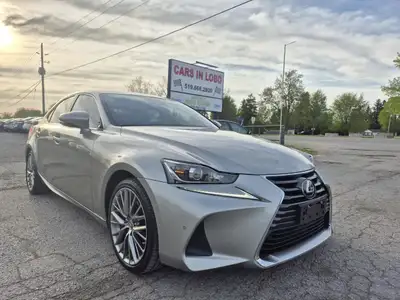 2017 LEXUS IS 300 AWD FULLY LOADED ! ONE OWNER , NO ACCIDENTS , COMES CERTIFIED , LOW KMS , VERY CLE...