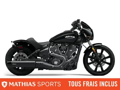 Concessionnaire des véhicules neufs et d'occasion. Cruiser INDIAN Sport Scout Limited 2025 FINANCEME...