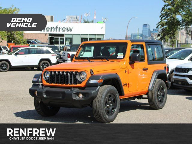 2025 Jeep Wrangler Sport 2 Door 4x4, Turbo, Trailer Tow, 12 in Cars & Trucks in Calgary