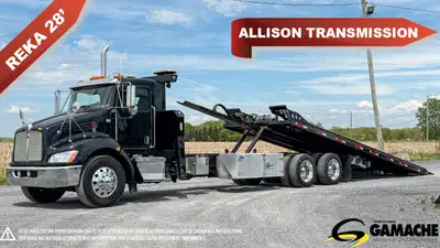 Heavy truck / Camion lourd - # STOCK: C-36539 2018 KENWORTH T370 CAMION PLATE FORME REMORQUEUSE 2018...