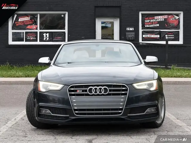 2014 Audi S5 TECHNIK | CONVERTIBLE | AWD | NAV | NO ACCIDENTS in Cars & Trucks in City of Toronto - Image 3
