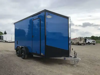 LEGACY SERIES ALL ALUMINUM FRAME 7' X 14' TANDEM AXLE CARGO W/ RAMP DOOR AND POLYCORE PANEL UPGRADE!...