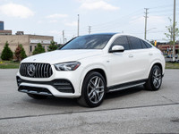 2021 Mercedes Benz GLE 53 Coupe AMG Pkg White Exterior on Red Interior, comes with Navigation, Panor... (image 2)