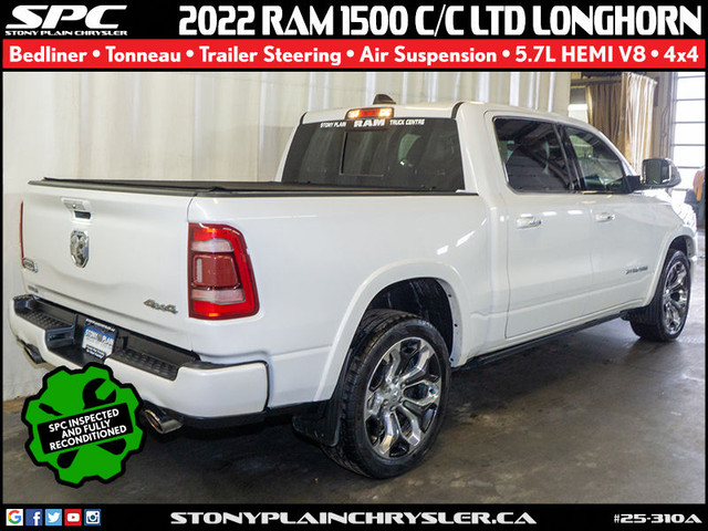 2022 RAM 1500 Limited Longhorn 4x4 Crew Cab 5'7 in Cars & Trucks in St. Albert - Image 3