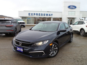 2019 Honda Civic EX AUTOMATIC, HEATED SEATS, MOONROOF, ADAPTIVE CRUISE CONTROL, GREAT ON GAS!