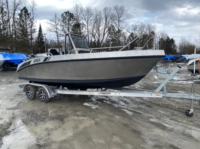 2022 Gliseris GS63 Grey Yamaha F150 in Powerboats & Motorboats in Barrie - Image 2