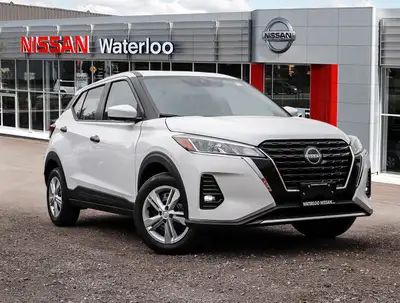 The 2025 Nissan Kicks Play S in stunning white with a front-wheel drive configuration offers superio...