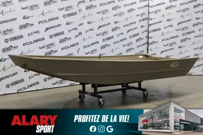 Ce G3 JON BOAT 1448LW 2025 est disponible DÈS MAINTENANT! Contactez-nous au 450-420-2707. PRIX ALARY...