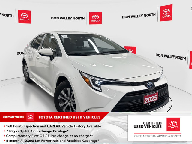 2025 Toyota Corolla Hybrid LE CERTIFIED | ACCIDENT FREE | CAR... in Cars & Trucks in City of Toronto