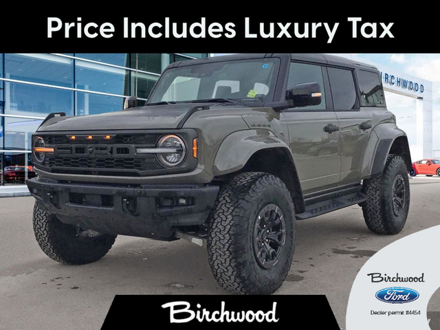 2025 Ford Bronco Raptor DEMO SAVINGS! | 374A | AWD | Hard Top |  in Cars & Trucks in Winnipeg